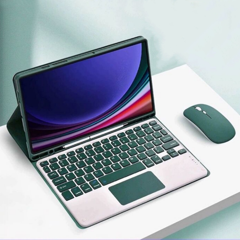Capa De Teclado Touch Pad Para Samsung Galaxy Tab S6 Lite S7 S8 S9 11 " S9FE S10
