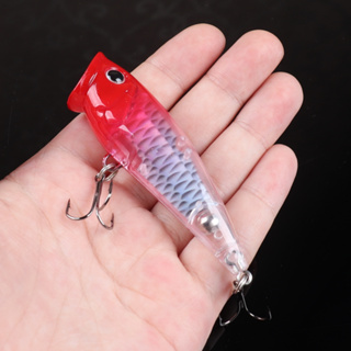 1pcs 7.5cm 8g Popper Iscas De Pesca Isca Dura De Água Superior Artificial em Oferta na Shopee