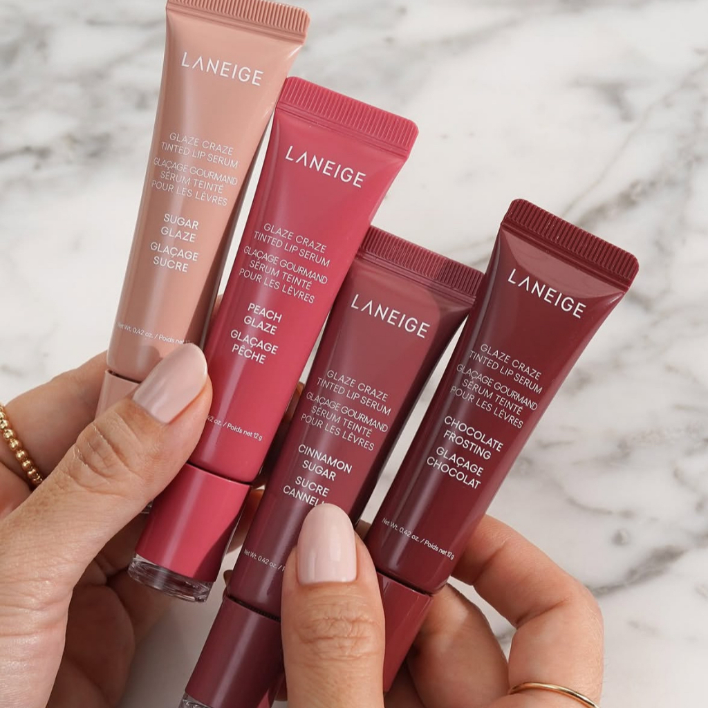 LANEIGE Glaze Craze Tinted Lip Serum Grossy Glowing Balm Tint 12g