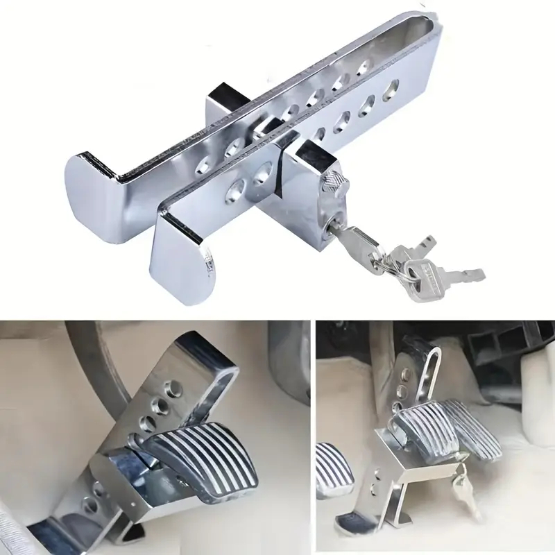 Acessórios Para Carro Em Aço Inoxidável , Trava Pedal De Freio Automático , Acelerador De Embreagem Universal , Ferramen