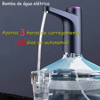 Bebedouro Bomba Elétrica Garrafão Galão Água Recarregável tomate compativel com galão de 20L