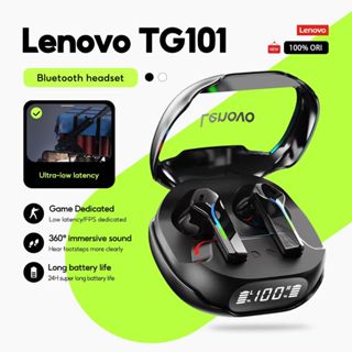 Lenovo Fones De Ouvido TG101 Jogos Bluetooth TWS HD Som Estéreo Longa Vida Útil Da Bateria Baixa Latência Com Microfone em Oferta na Shopee