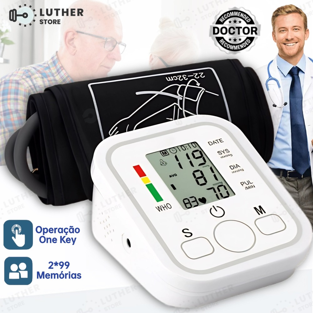 Aparelho Medidor De Pressão Arterial Digital De Braço