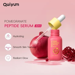 QUIYUM Pomegranate Peptide Serum 30ml-Hidratante E Booster Radiante , Textura Suave Da Pele