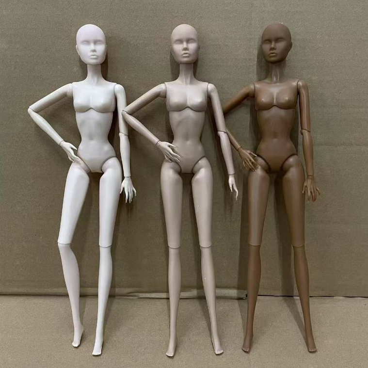 1/6 Super Modelo Boneca Acessórios 30cm Senhora Com Cabeça Em Branco Compõem Prática DIY Jogando Peças