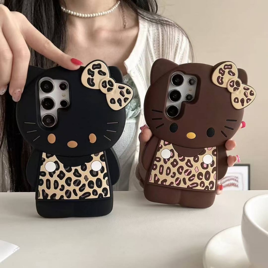 Para Samsung S25 Ultra S24 Plus S22 S23 A35 A55 A16 A56 A54 Dos Desenhos Animados Bolinhas Kitty Capa Macia em Oferta na Shopee