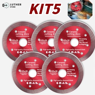 Kit2/3/5 Disco de Corte Diamantado Porcelanato 105 mm x 20 mm - 1,4mm A melhor qualidade Super Fino Diamantado em Oferta na Shopee