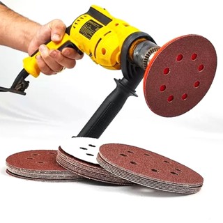 Kit com 30 Discos de Lixa 125mm + Suporte De Boina Lixadeira Esmerilhadeira Adaptador M14 - Para Furadeira em Oferta na Shopee
