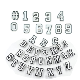 Hot 1 Peça Amuletos De Sapato Decrations Desenhos Animados Letras Pretas E Brancas Sandálias Fivela Botão De Acessórios em Oferta na Shopee