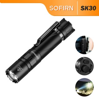 Lanterna Tática Sofirn SK30 3000 Lúmens , Recarregável , Interruptores Duplos , 6 Modos , IP68 , Para Camping , Emergênc
