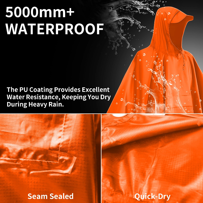 Capa De Chuva Com Capuz Multifuncional Adequada Para Ciclismo E Montanhismo Ao Ar Livre