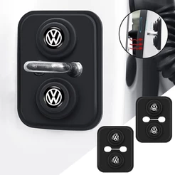 Fechadura Da Porta Do Carro Anti-Vibração Proteger Almofada Capa Silenciosa Para VW GOLF POLO PASSAT TIGUAN TOURAN TOUAR