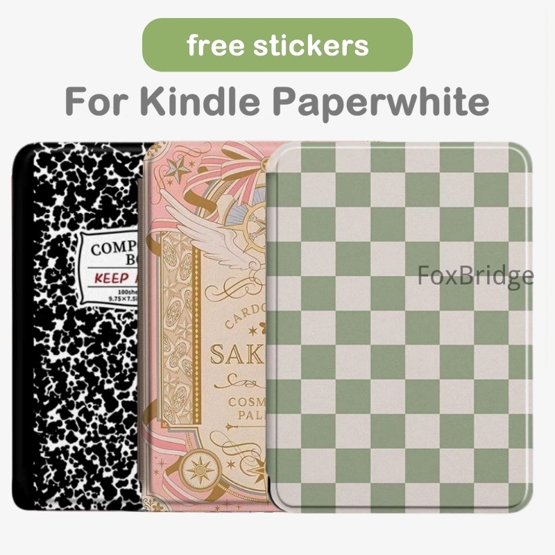 Capa Elegante Kindle 2024 Paperwhite 12a Geração (7 Pol .)/2021 Paerwhite 11a (6.8 10a E-readers Protetora