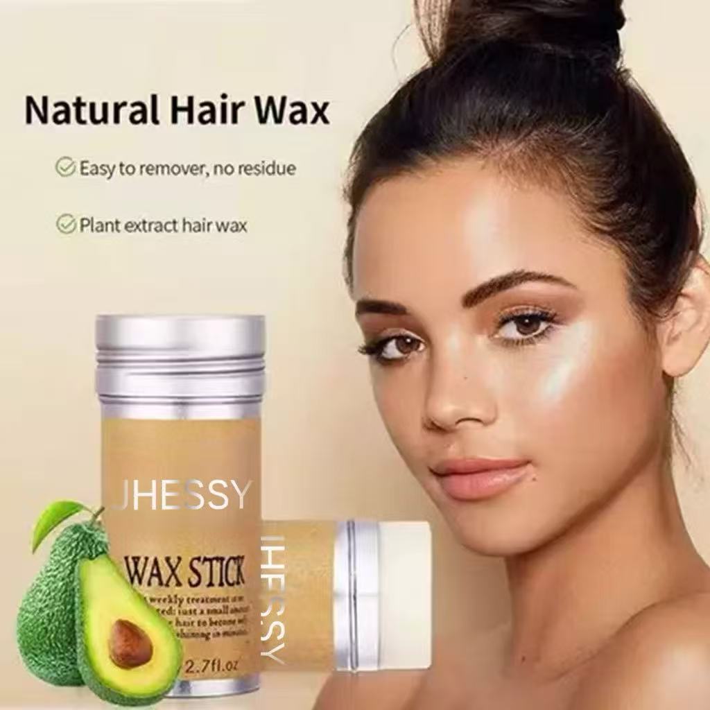 (inclui 10 escovas)Bastão de cera capilar profissional portátil, sem fragrância, adequado para qualquer tipo de cabelo