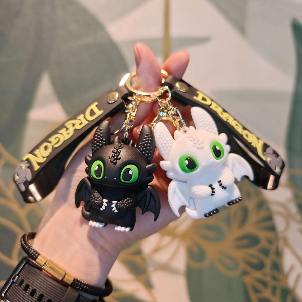 Novo Como Treinar Seu Dragão Boneca Chaveiro Luz Fúria Noite Voando Mochila Pingente Casal Presente Carro Presentes em Oferta na Shopee