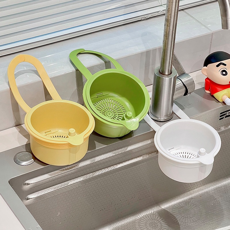 Criativo pendurado cesta de drenagem de cozinha desodorante Anti-bloqueio filtro resíduos seco molhado lixo vazamento Ne em Oferta na Shopee