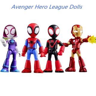 Homem-aranha parceiro homem de ferro marvel heróis vingadores edição mágica figura marvel heróis Pluco bloco de construç em Oferta na Shopee
