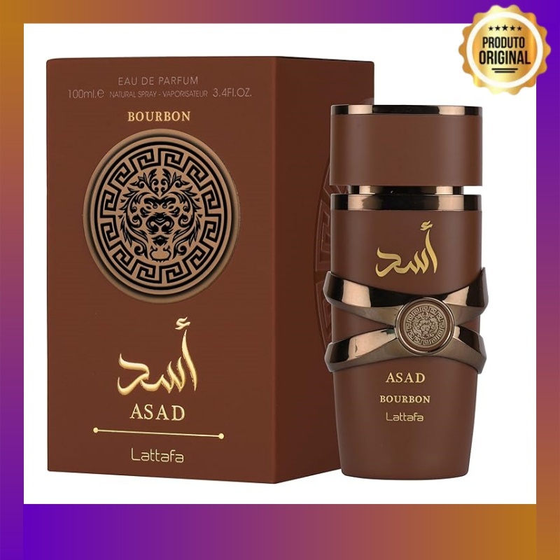 Perfume Lattafa Asad Original perfume masculino perfume árabe lattafa BOURBON Eau de Parfum 100ml