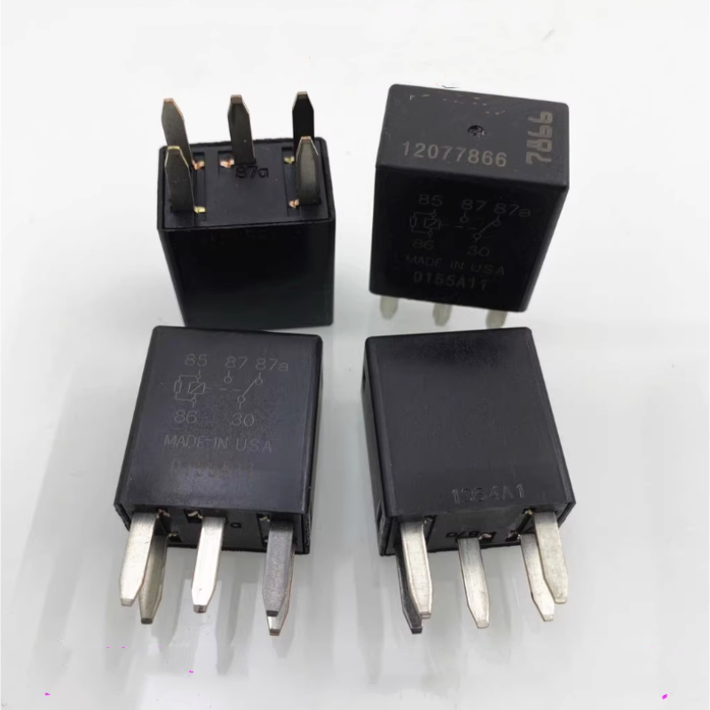Relé de relé de relé 12077866 Relé de carro de 5 pinos 12V35A