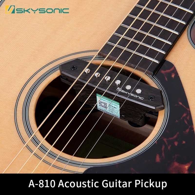 Skysonic A-810 Guitarra Acústica Captador Som Buraco Com Tom E Controle De Volume Instalação Rápida