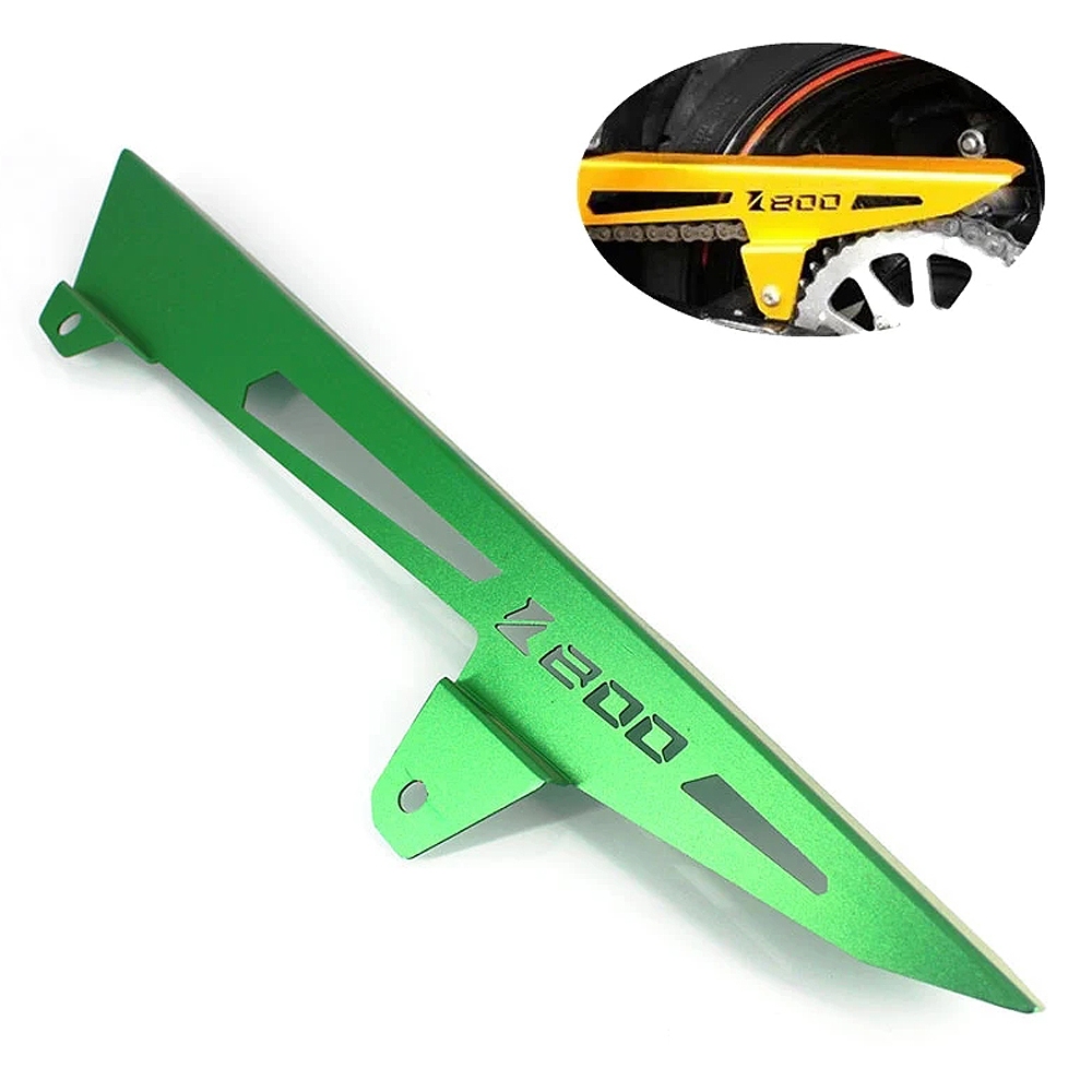 Capa De Corrente De Alumínio Para Motocicleta CNC , Cinto Traseira , Peças Modificadas Kawasaki Z800 Z 800 2013 2014 201