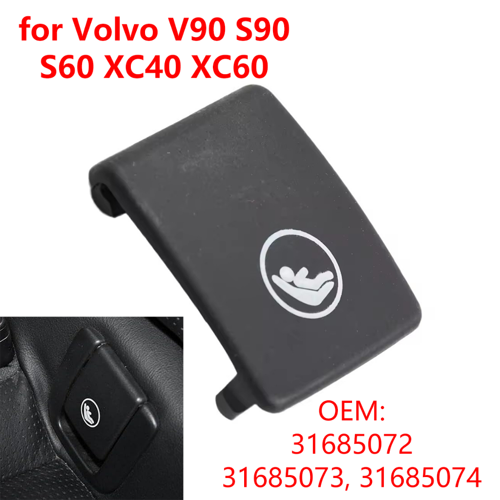 31685073 Para Volvo V90 S90 S60 XC40 XC60 Assento Traseiro Do Carro Gancho ISOFIX Capa De Retenção Infantil 31685074