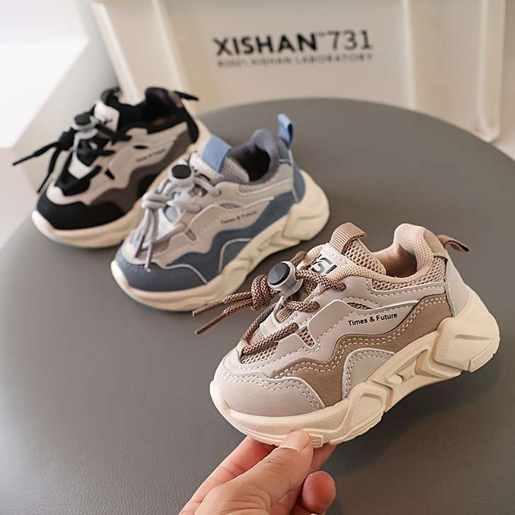 Tênis infantil Sapatos infantis casuais para meninos Moda tênis de corrida para meninas Leve e macio