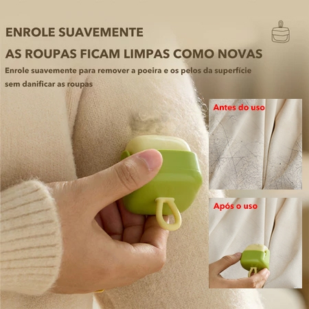 2pcs Rolo Pegajoso De Pêlos De Roupas , Removedor Animais De Estimação Para Remoção De Poeira , De Fiapos Manual Lavável em Oferta na Shopee