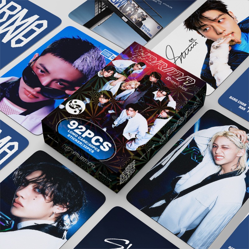 KPOP 92 Unidades/Caixa STRAYKIDS Photocards Karma LOMO Cartão De Coleção em Oferta na Shopee