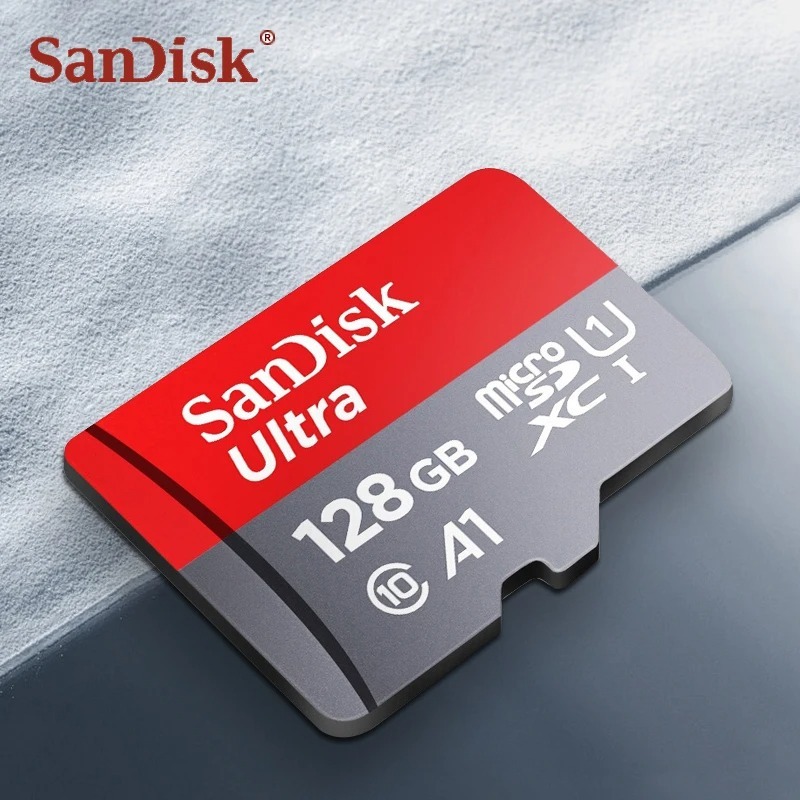 Cartão TF De Memória SanDisk 100 % Original , 32GB , 64GB , Class10 , 128GB , 140 Mb/s , flash UHS-I , micro SD C10 Ultr