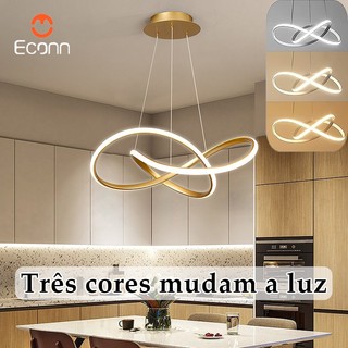 Lustre Pendente LED Flux Design Moderno e Elegante  Adequado para quartos salas de estar  banheiros  corredores