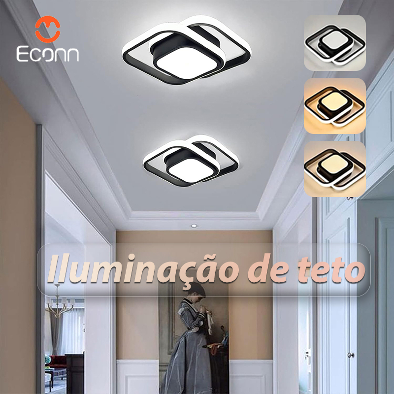 Lâmpadas de LED para casa decoração sala Design moderno tricolorAdequado para sala de jantar sala
