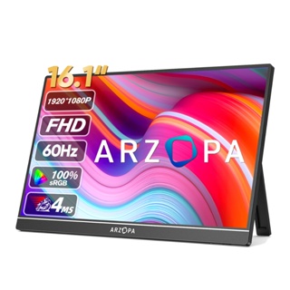 Monitor Portátil ARZOPA Z1C 16.1 " 1080P FHD IPS , Tela De Laptop 100 % sRGB Com Suporte , Compatível PC Mac Phone Xbox em Oferta na Shopee