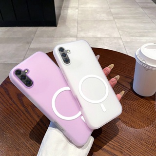 Capa Fosca Para Samsung Galaxy , A05S , A15 , A35 , A55 , A25 , A05 , Folha De Atração Magnética , PC E TPU , 2 Em 1 , C em Oferta na Shopee