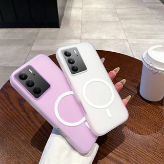 Novo Caso Para Realme C75 C75X C71 C73 14X Caixa Do Telefone Folha De Atração Magnética PC E TPU 2in1 Capa Protetora Tra em Oferta na Shopee