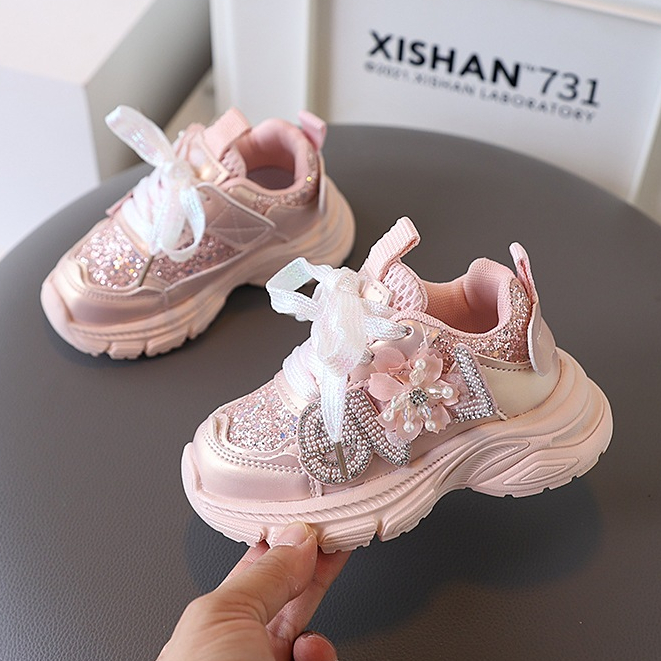 Tênis infantil Sapatos infantis casuais para Moda tênis de corrida para meninas Leve e macio
