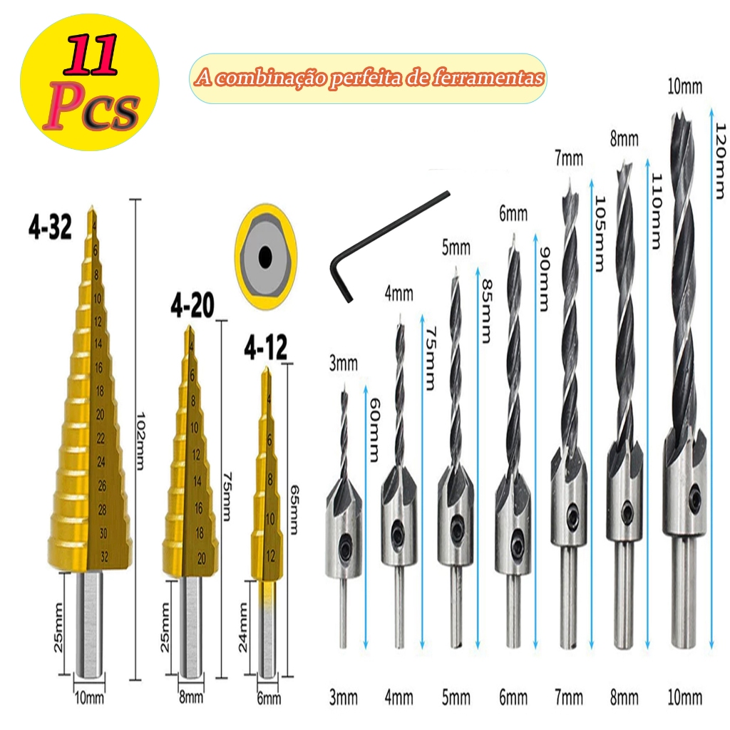 Broca com Escariador: Onde Comprar | BuscaProdutos