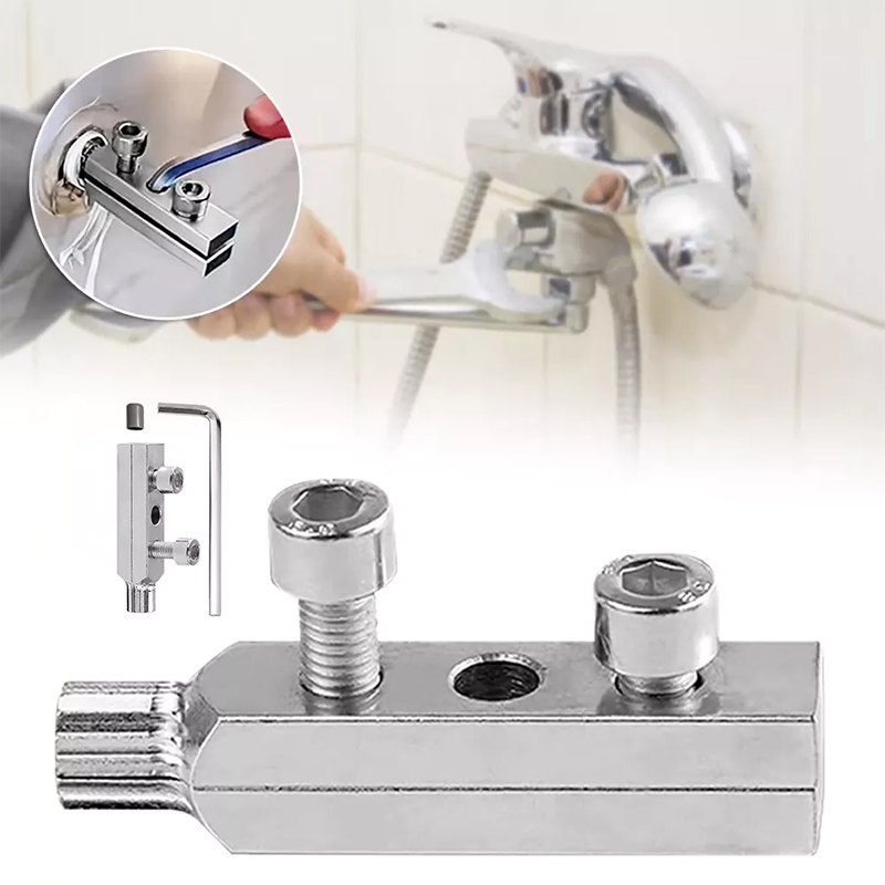 Extrator De Rosca De Tubo Quebrado, Ferramenta Poderosa De Desmontagem De Válvula De Ângulo De Torneira De Re