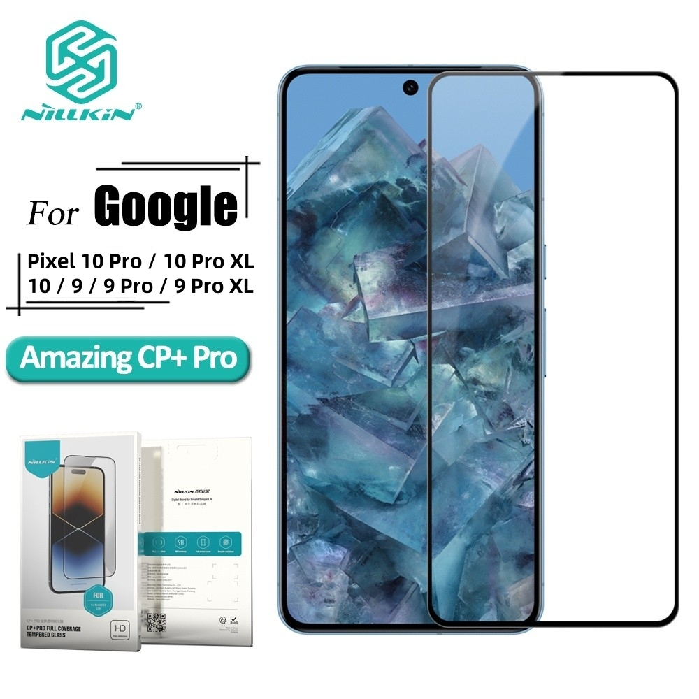 NILLKIN Tela Cheia De Vidro Temperado Para Google Pixel 10 Pro XL 10 9 9 8A Anti-Reflexo CP + 9H Protetor De Explosão em Oferta na Shopee