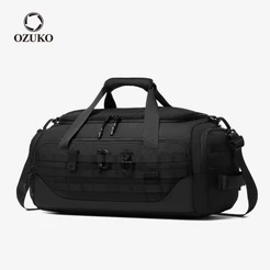 OZUKO Bolsa De Viagem Com Vários Bolsos E Compartimento Para Sapatos Duffle Masculina À Prova D'água Ginástica