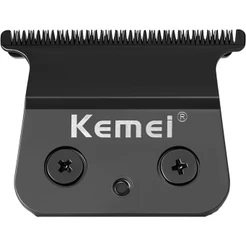 Kemei 2299 Lâminas De Substituição Para Máquina De Cortar Cabelo Profissional , Pó Metálico , Formato De T , Lâmina Afia