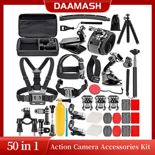 [Envio 24H] Kit De Acessórios Para Câmera De Ação 50 Em 1 , DJI Osmo Action GoPro Hero 10 9 8 7 6 5 4 3 Insta360 AKASO Y