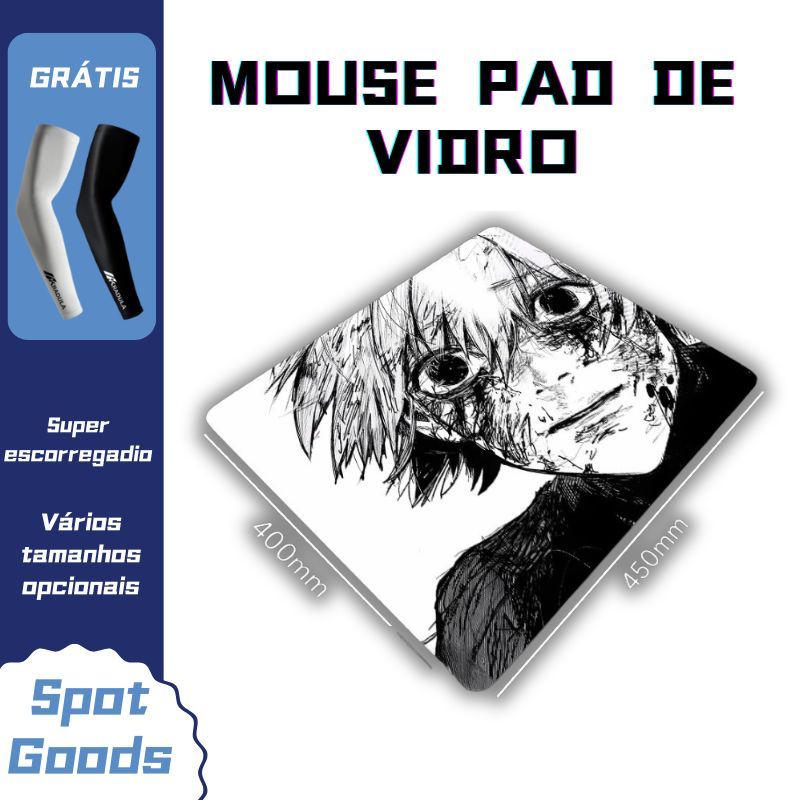 Mouse Pad De Vidro Temperado , Fotovoltaico , Tamanho Grande , Fps , Jogo , Para Valorant PUBG CSGO