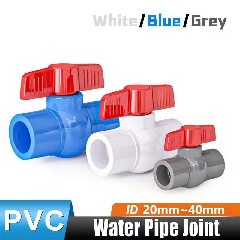 3/4 " 1 " 1.2 " 1.5 " Válvula De Esfera De PVC Manga Deslizante Interruptor De Tubo De Água Controlador De Fluxo