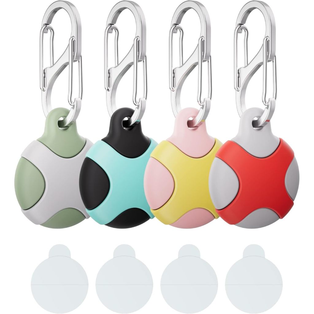 Capa De Silicone Para AirTag Com Chaveiro , À Prova D'água Animais De Estimação