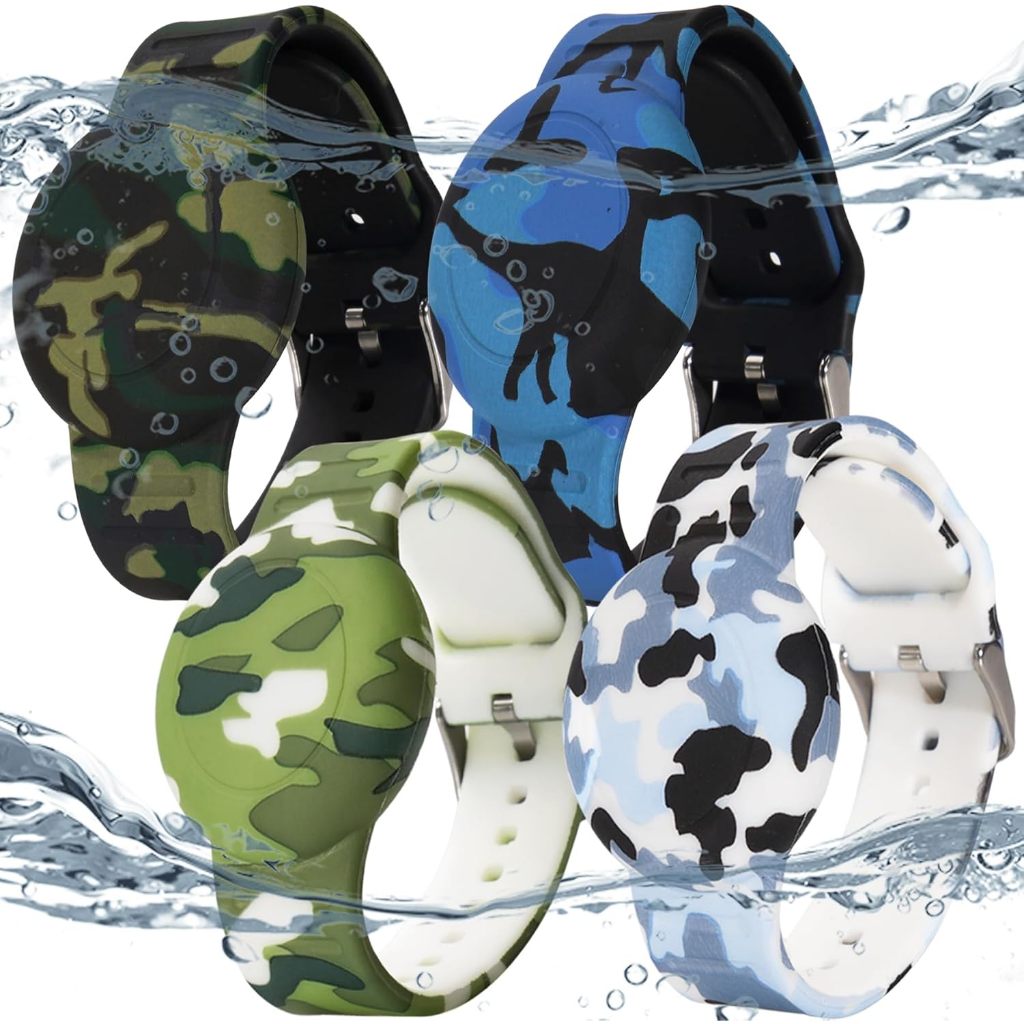 Pulseira AirTag À Prova D'água Para Crianças , Infantil Apple Air Tag Faixa De R