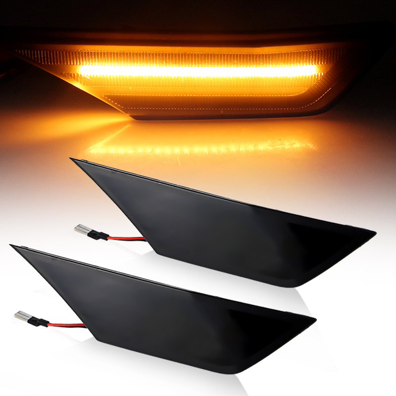2PCS LED Para Carros Marcador Lateral Dinâmico Lâmpada De Sinalização De Giro Canbus para Honda Civic 10Th 2016-Up