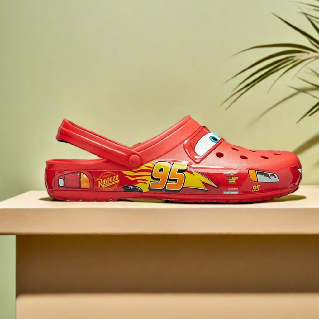 [Envio Rápido] Sandália Cars McQueen Character Para Adultos-Calçado Vermelho Exclusivo