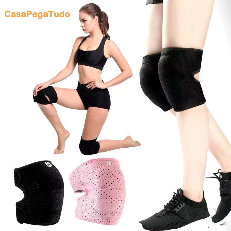 Worthdefence Joelheiras de Suporte para Dança, Vôlei, Yoga e Fitness para Mulheres, Crianças e Homens em Oferta na Shopee