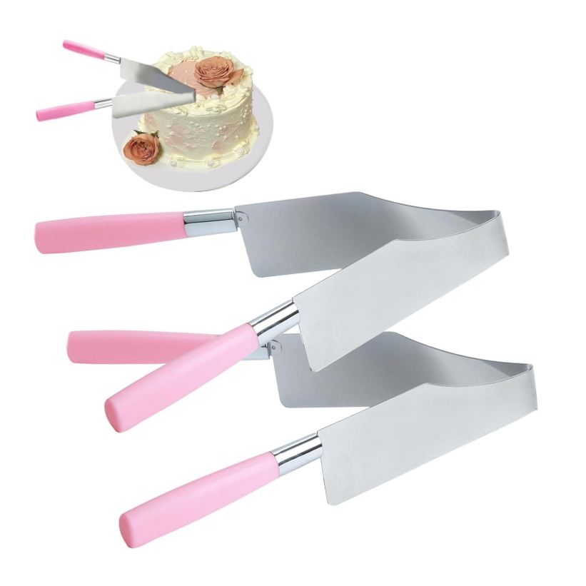 Separador de bolo em aço inoxidável, cortador de bolo, transferidor de bolo, clip para bolo, prendedor de pão em Oferta na Shopee